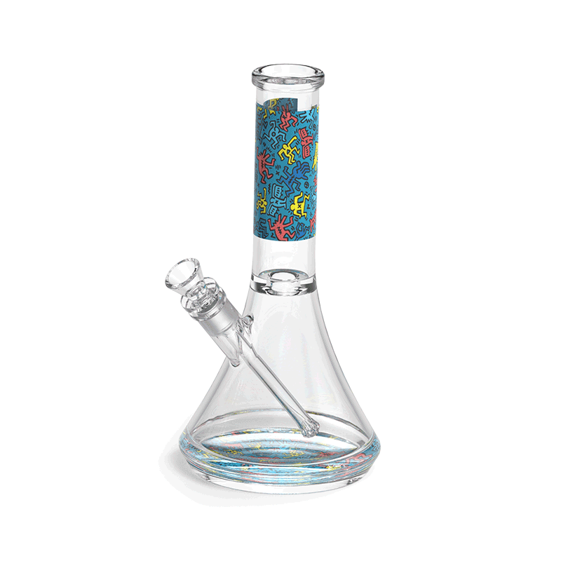 K.Haring Water Pipe Blue Multi Colored