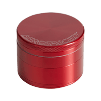 Aerospaced by HS 4 Piece Grinder 2.5 Red Closed
