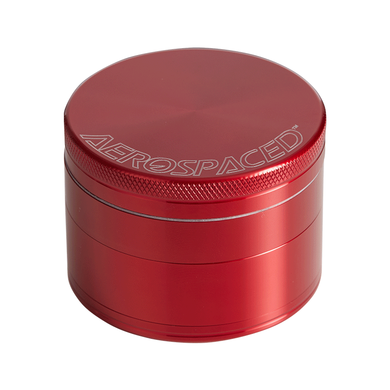 Aerospaced by HS 4 Piece Grinder 2.5 Red Closed