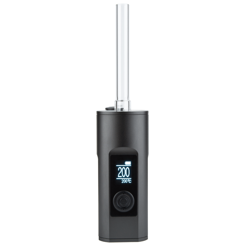Arizer Solo 2 Vaporizer with glass mouthpiece
