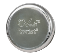CVault Twist Storage Container Small Bottom with Cvault Twist Logo