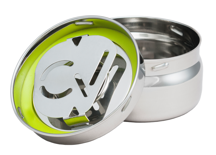 CVault Twist Storage Container Small Open