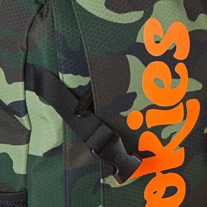 Cookies Non-Standard Ripstop Backpack Camo Orange Cookies Logo