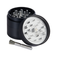 Davinci Miqro Dosage Grinder Open with Brush