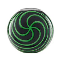 Eyce ORAFLEX Spiral Spoon Black with Green Stripes Bottom