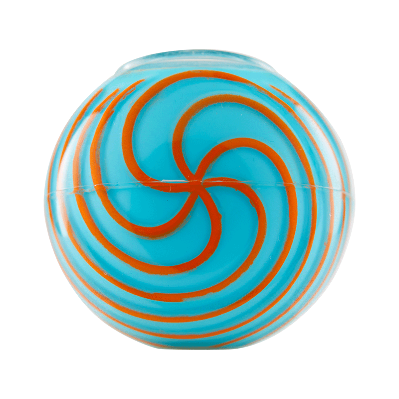 Eyce ORAFLEX Spiral Spoon Blue with Orange Stripes Bottom
