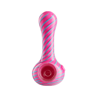 Eyce ORAFLEX Spiral Spoon Pink with Blue Stripes
