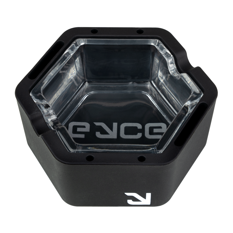 Eyce Proteck Glass Series Ash Tray Black