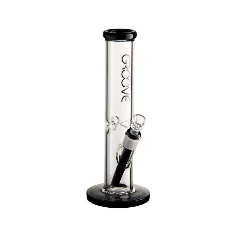 Groove Straight Tube Water Pipe
