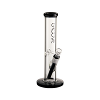 Groove Straight Tube Water Pipe