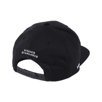 Higher Standards Snapback Hat Black Back 