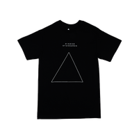 Higher Standards T-Shirt - Embroidered Triangle Black