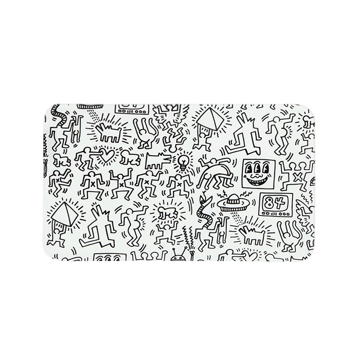 K.Haring Tray Black and White