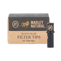Marley Natural Glass Filter Tips 7mm Pack of 6 Black