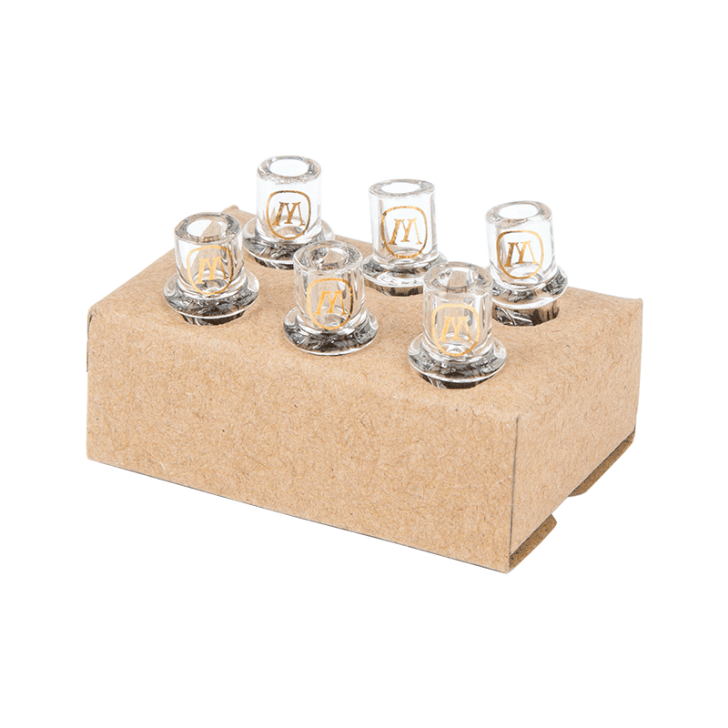 Marley Natural Glass Filter Tips 7mm Pack of 6 Clear