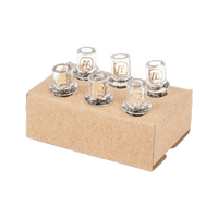 Marley Natural Glass Filter Tips 7mm Pack of 6 Clear