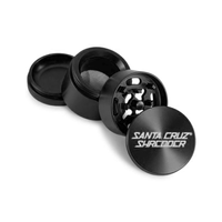 Santa Cruz Shredder 4 Piece Grinder Black Pieces
