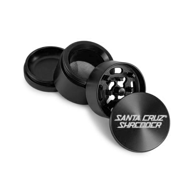 Santa Cruz Shredder 4 Piece Grinder Black Pieces