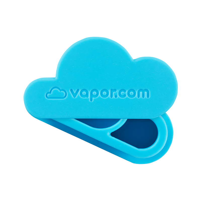 Vapor Silicone Wax Container Blue Open
