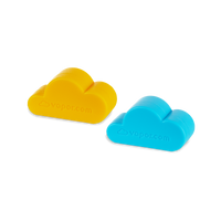 Vapor Silicone Wax Container Orange and Blue