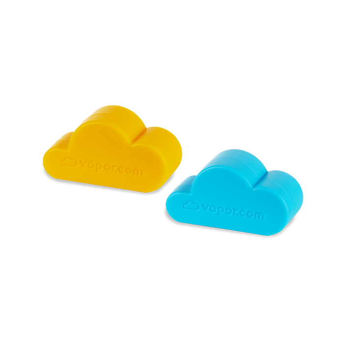 Vapor Silicone Wax Container Orange and Blue