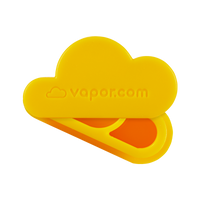 Vapor Silicone Wax Container Orange Open