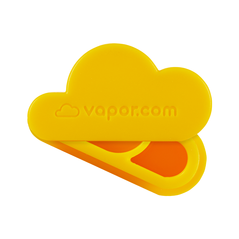 Vapor Silicone Wax Container Orange Open