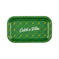 Vibes Rolling Papers Catch A Vibe Rolling Tray Medium Green