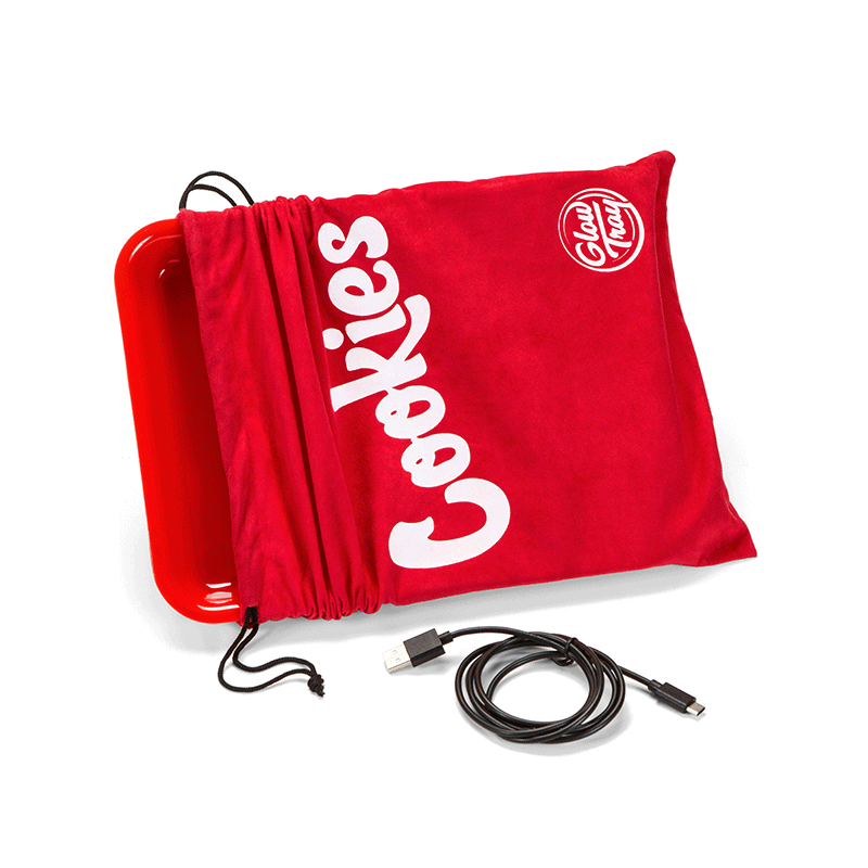 Cookies V4 Glow Tray Red with Carrying Case