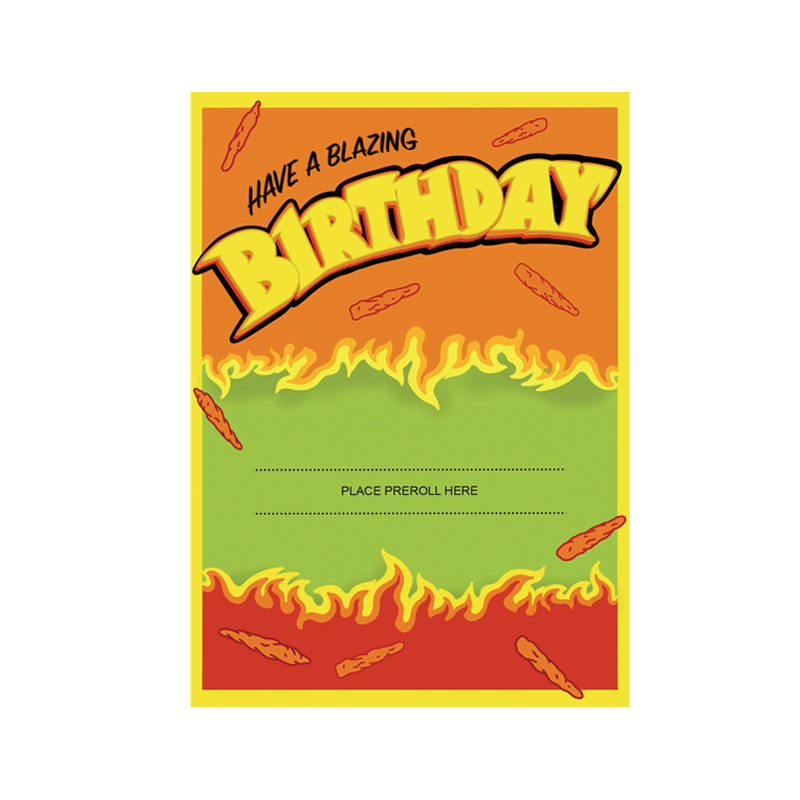 Have a blazing birthday 420 Cardz Birthday Card