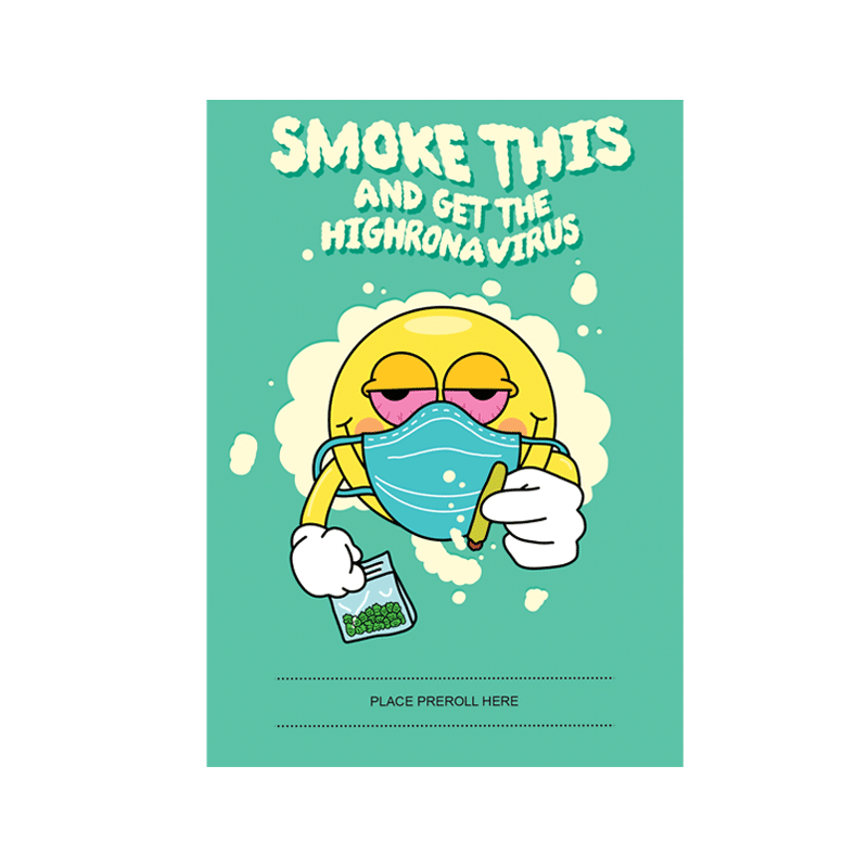 Smoke this and get the highrona virus 420 Cardz Card