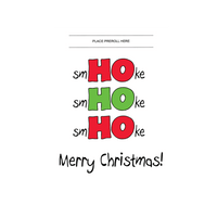 Smhoke smhoke Smhoke Merry Christmas 420 Cardz Christmas Card