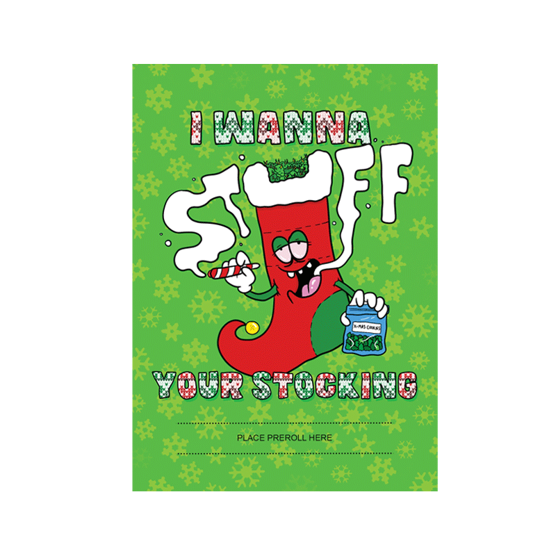 I wanna stuff your stocking 420 Cardz Christmas Card