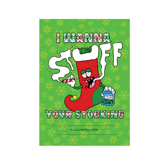 I wanna stuff your stocking 420 Cardz Christmas Card
