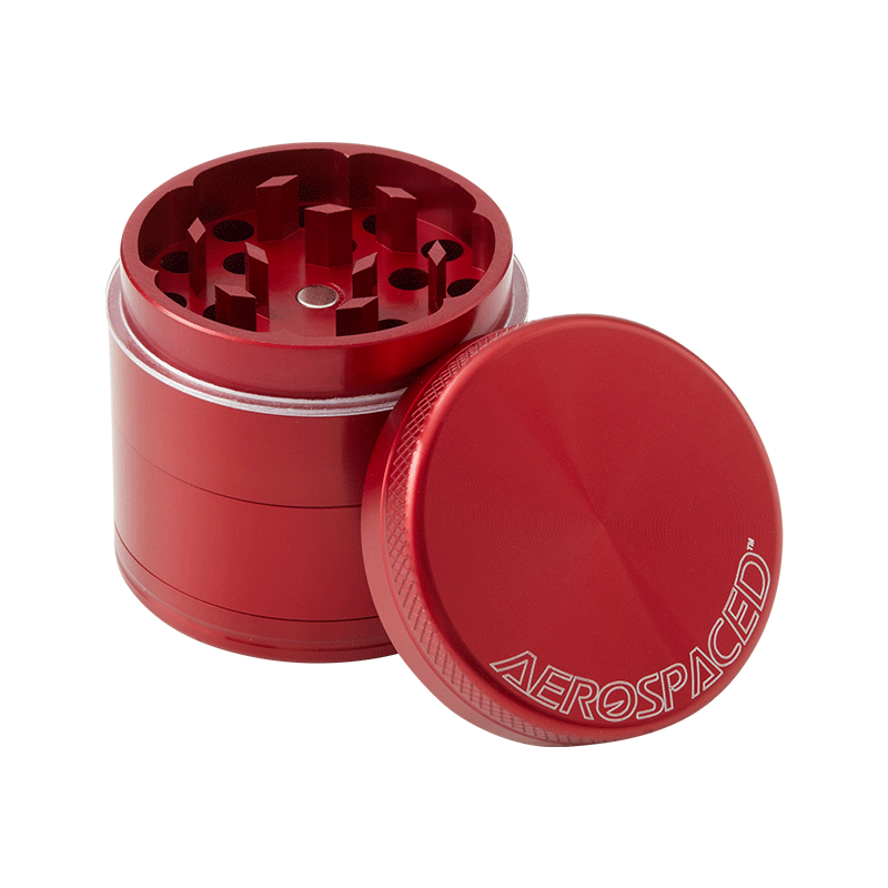 Aerospaced by HS 4 Piece Grinder 2.0 Red