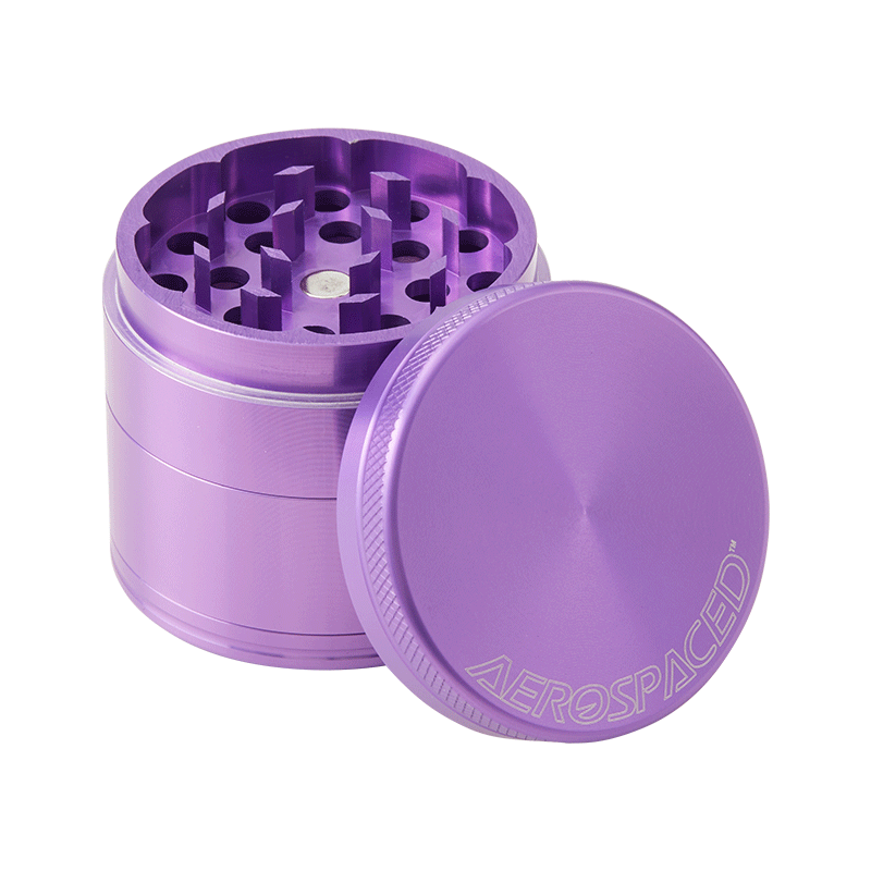 Aerospaced by HS 4 Piece Grinder 1.6 Light Purple