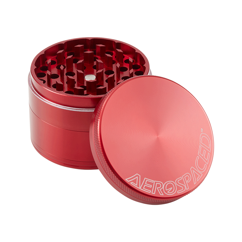 Aerospaced by HS 4 Piece Grinder 2.5 Red