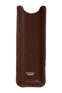 Vianel Calfskin Vape Case Brown