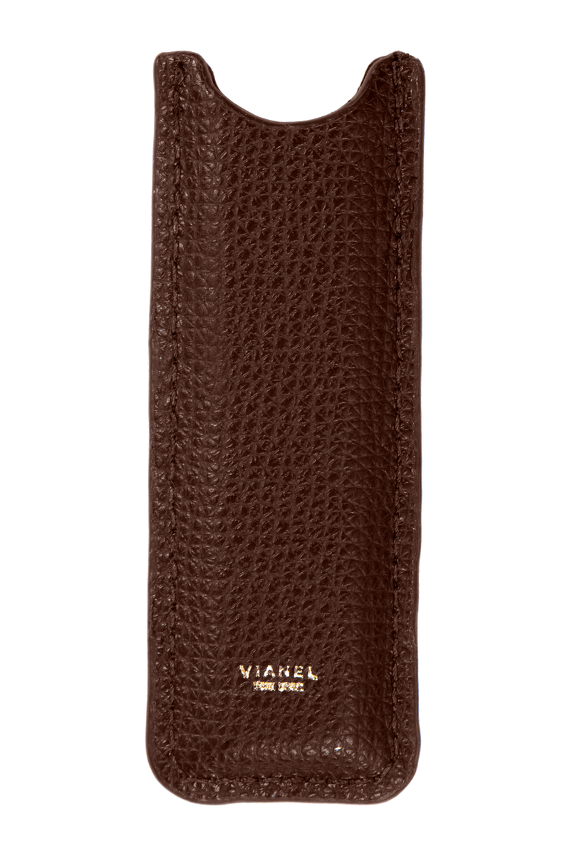 Vianel Calfskin Vape Case Brown