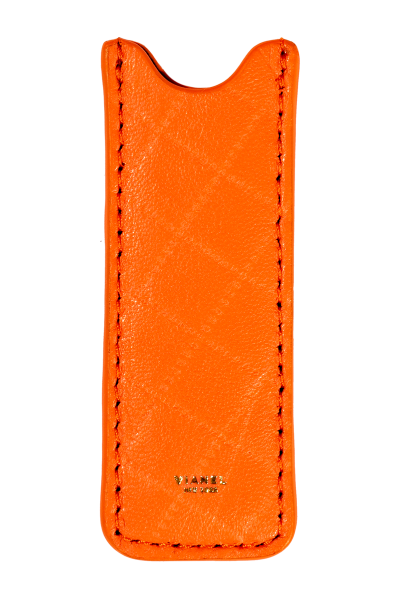 Vianel Calfskin Vape Case Orange