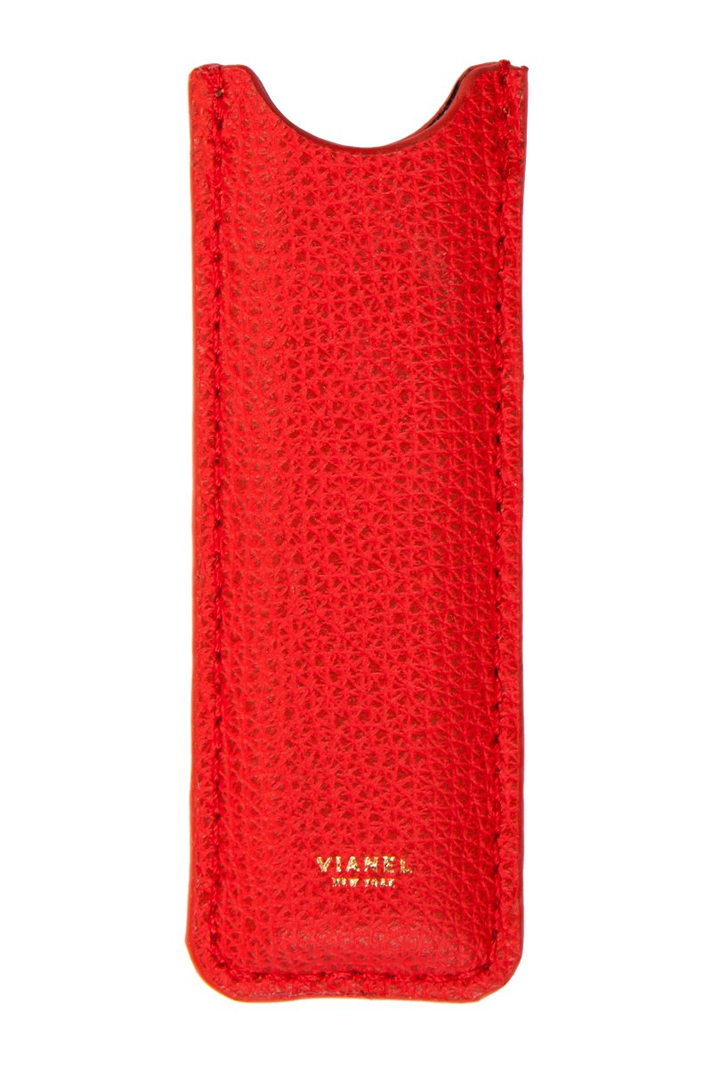 Vianel Calfskin Vape Case Red