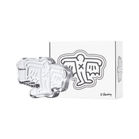 K.Haring Glass Catchall Ash Tray Bat Man