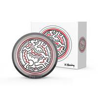 K.Haring Glass Catchall Ash Tray Snake People