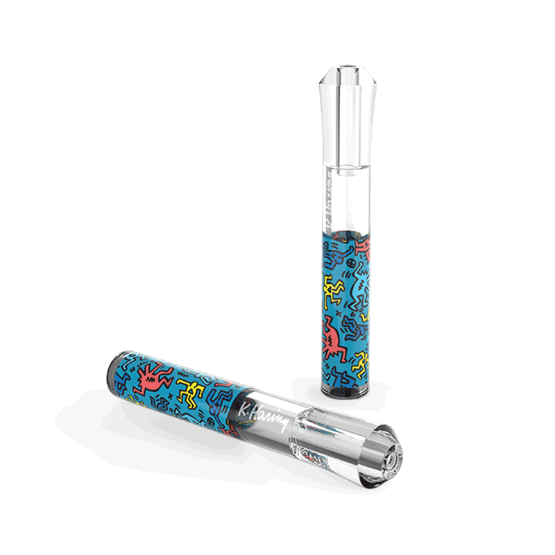 K.Haring Glass Taster Blue Multicolored