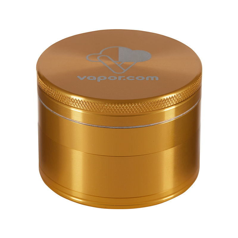 Vapor.com Aluminum 4 Piece Grinder - 2.5" Gold