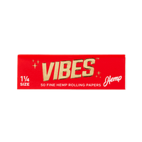 VIBES Rolling Papers 1 1/4 Size Single Pack Hemp